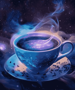 Galaxy Space Tea Diamond Painting