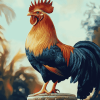 Gamecock Chicken Diamond Painting