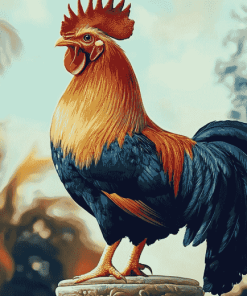 Gamecock Chicken Diamond Painting