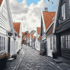 Gamle Stavanger Norway Diamond Painting