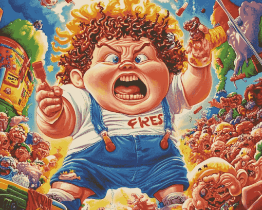 Garbage Pail Kids Animation Diamond Painting