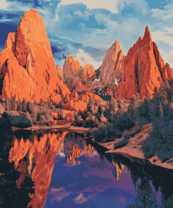 Garden Gods Colorado Landscape Diamond Painting