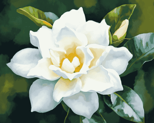 Gardenia Blossoms Diamond Painting