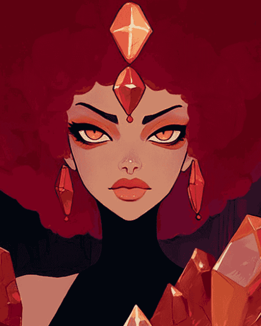 Garnet Animation Diamond Painting