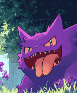 Gengar Fantasy Diamond Painting