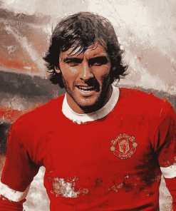 George Best Manchester United Diamond Painting