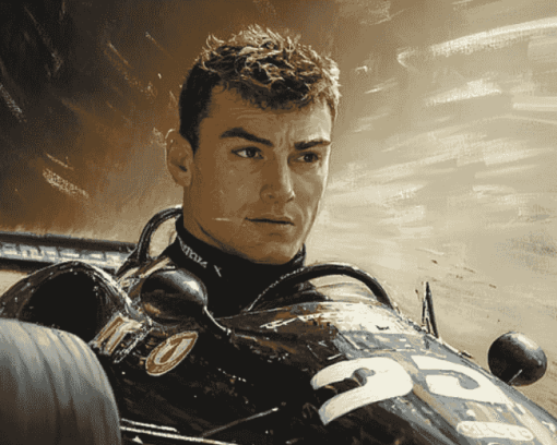 George Russell Racing Star Diamond Painting