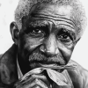 George Washington Carver Monochrome Diamond Painting