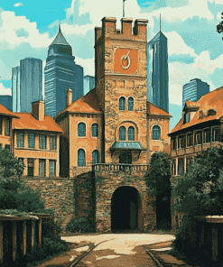 Georgia Cityscape Diamond Painting