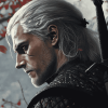 Geralt of Rivia The Witcher Diamond Painting