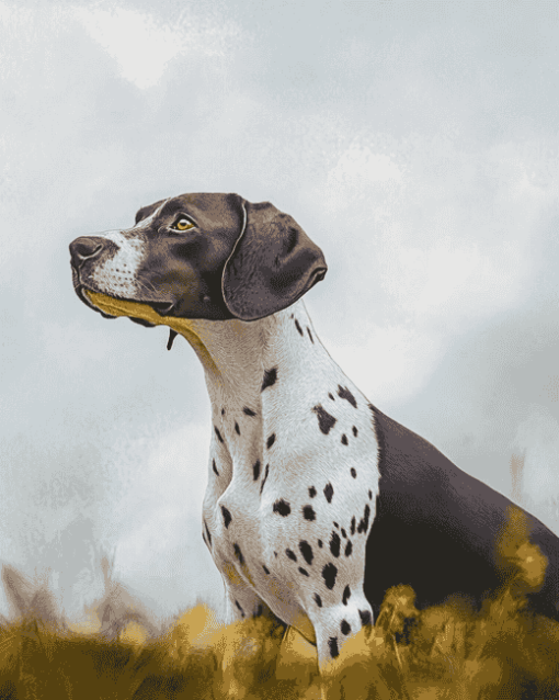 German Shorthair Puppy Diamond Painting