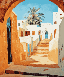 Ghadames Historical Towns Diamond Painting