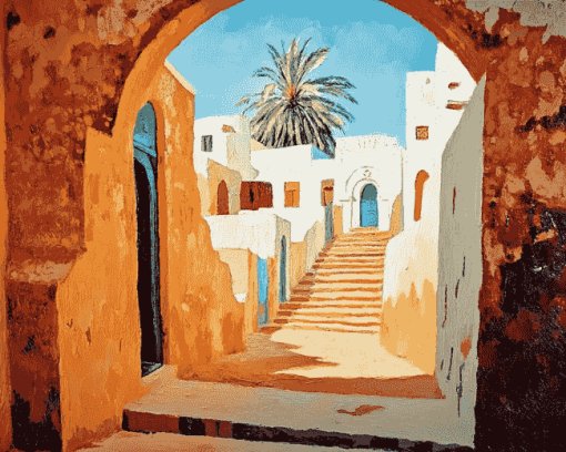 Ghadames Historical Towns Diamond Painting