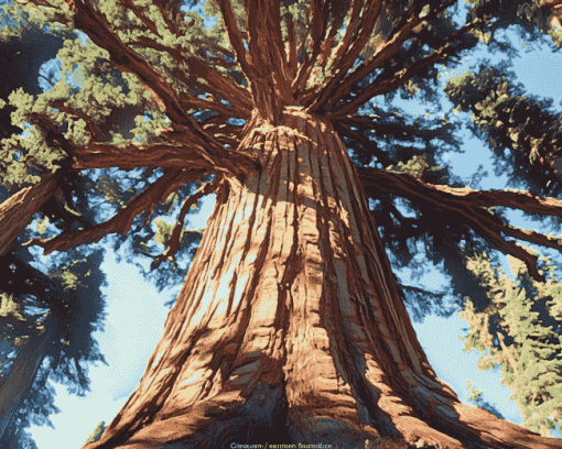 Giant Sequoia Landscape Diamond Painting