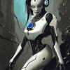 Glados Robot Diamond Painting