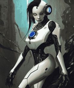 Glados Robot Diamond Painting