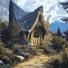 Gnome Cabin Retreat Diamond Painting