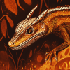 Goanna Dragon Diamond Painting