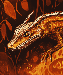 Goanna Dragon Diamond Painting