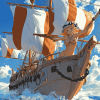 Going Merry One Piece Diamond Painting