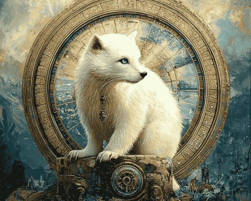 Golden Compass Furets Diamond Painting