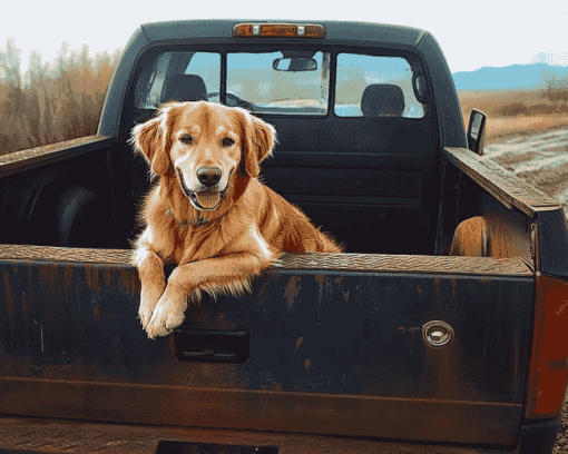 Golden Retriever Puppies Diamond Painting