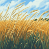 Golden Wheat Fields Diamond Painting