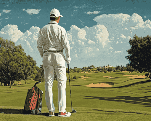 Golf Man Diamond Painting