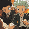 Gon and Kilauea Anime Diamond Painting