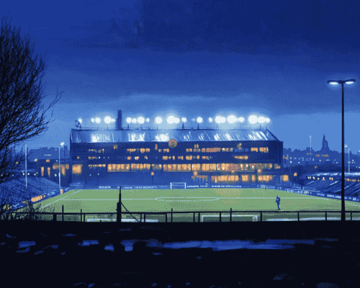 Goodison Park Night Scene Diamond Painting