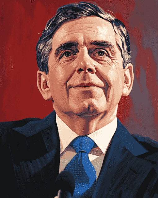 Gordon Brown Former PM Diamond Painting