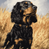 Gordon Setter Puppies Diamond Painting