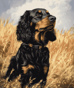 Gordon Setter Puppies Diamond Painting