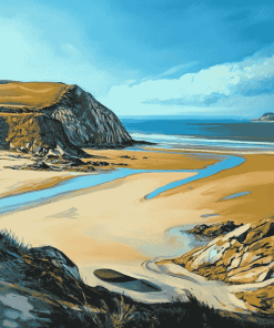 Gower Beaches Diamond Painting