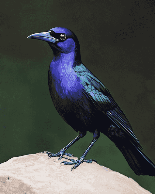 Grackle Delight Diamond Painting