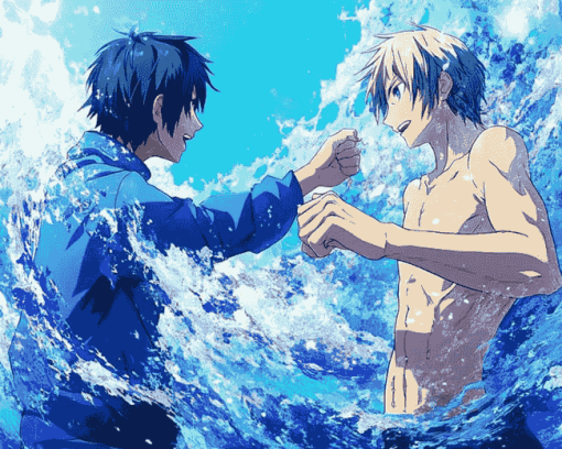 Grand Blue Anime Boys Diamond Painting