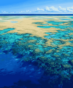 Great Barrier Reef Seascape Diamond Painting