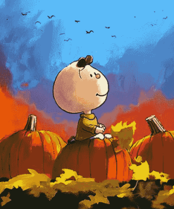 Great Pumpkin Animation Diamond Painting