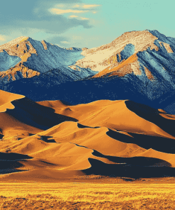 Great Sand Dunes Mountain Diamond Painting