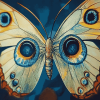 Greek Butterfly Evil Eye Diamond Painting