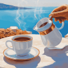 Greek Coffee Cups Diamond Painting