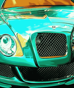 Green Bentley Luxury Diamond Painting