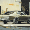 Green Chevy Chevelle Engines Diamond Painting