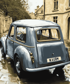 Grey Morris Minor Classic Diamond Painting