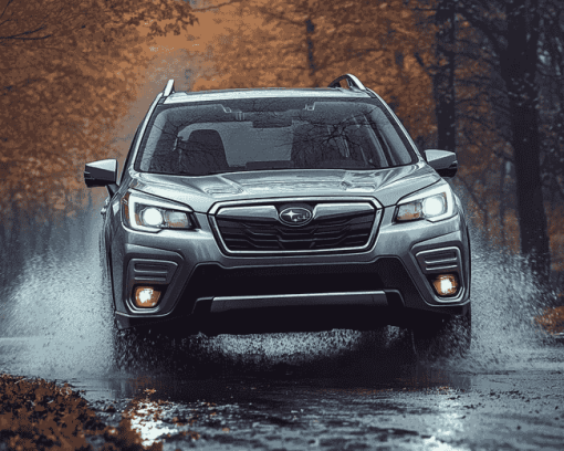 Grey Subaru Forester Engines Diamond Painting