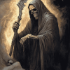 Grim Reaper Scary Diamond Painting