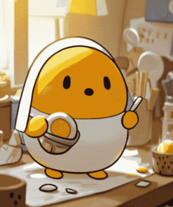 Gudetama Cartoon Diamond Painting