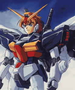 Gundam Wing Anime Robots Diamond Painting