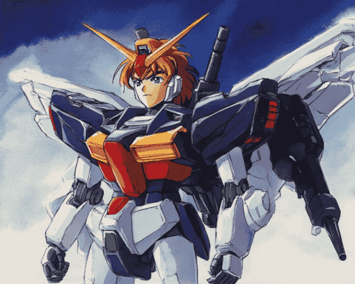 Gundam Wing Anime Robots Diamond Painting