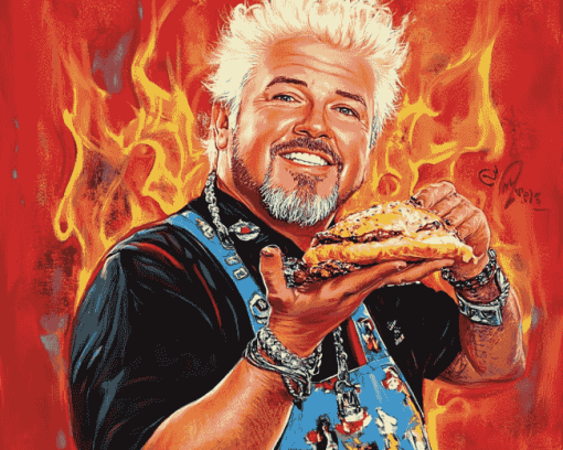 Guy Fieri Famous Chef Diamond Painting